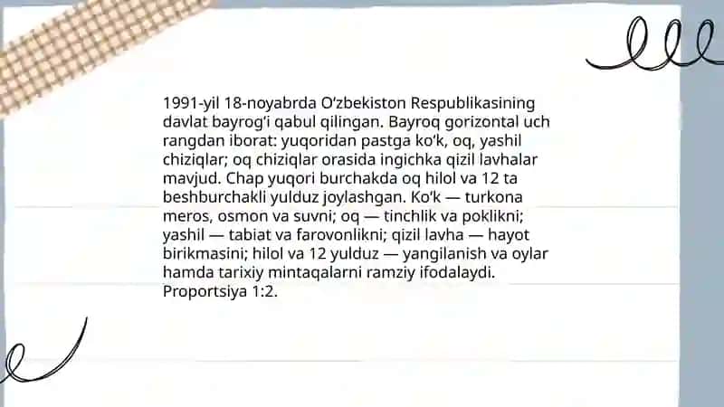 O‘zbekiston davlat ramzlarining qabul qilish tarixi 4