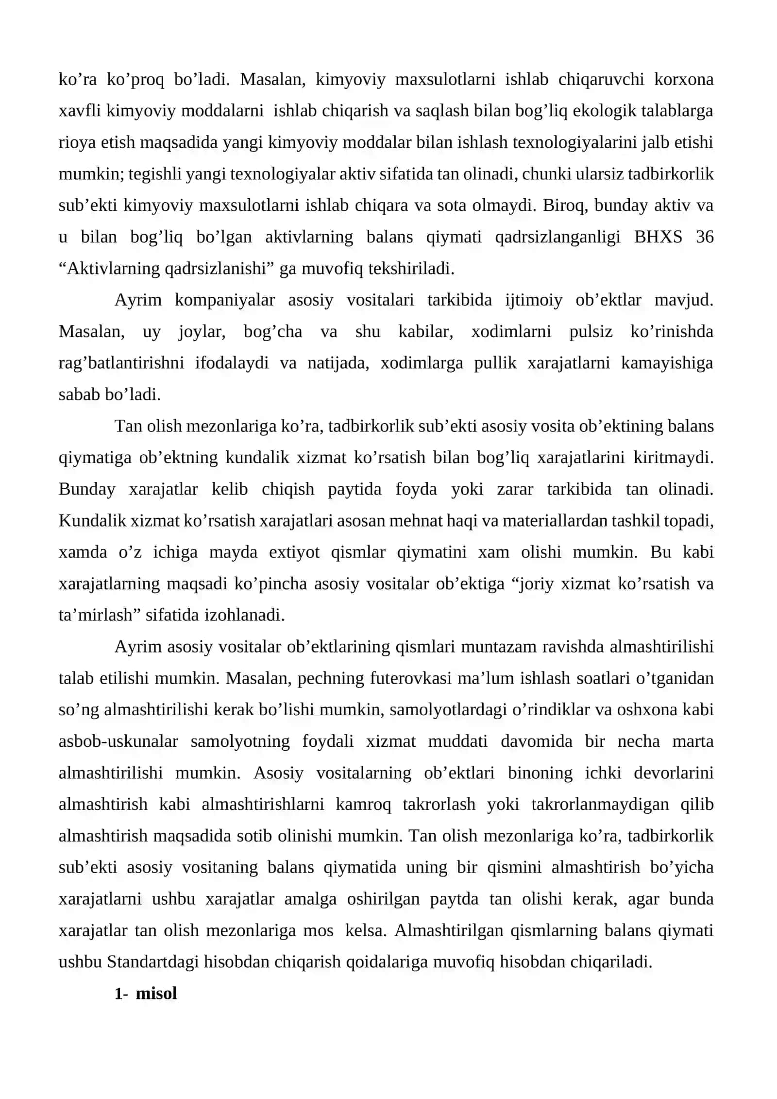 Moliyaviy hisobotlar xalqaro standartlariga muvofiq nomoliyaviy aktivlar hisobi 4