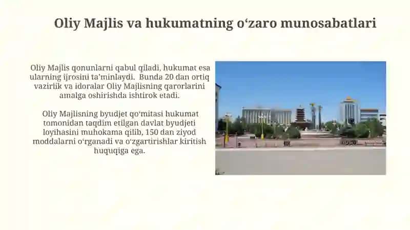 Oliy Majlisning Tuzulimi 4