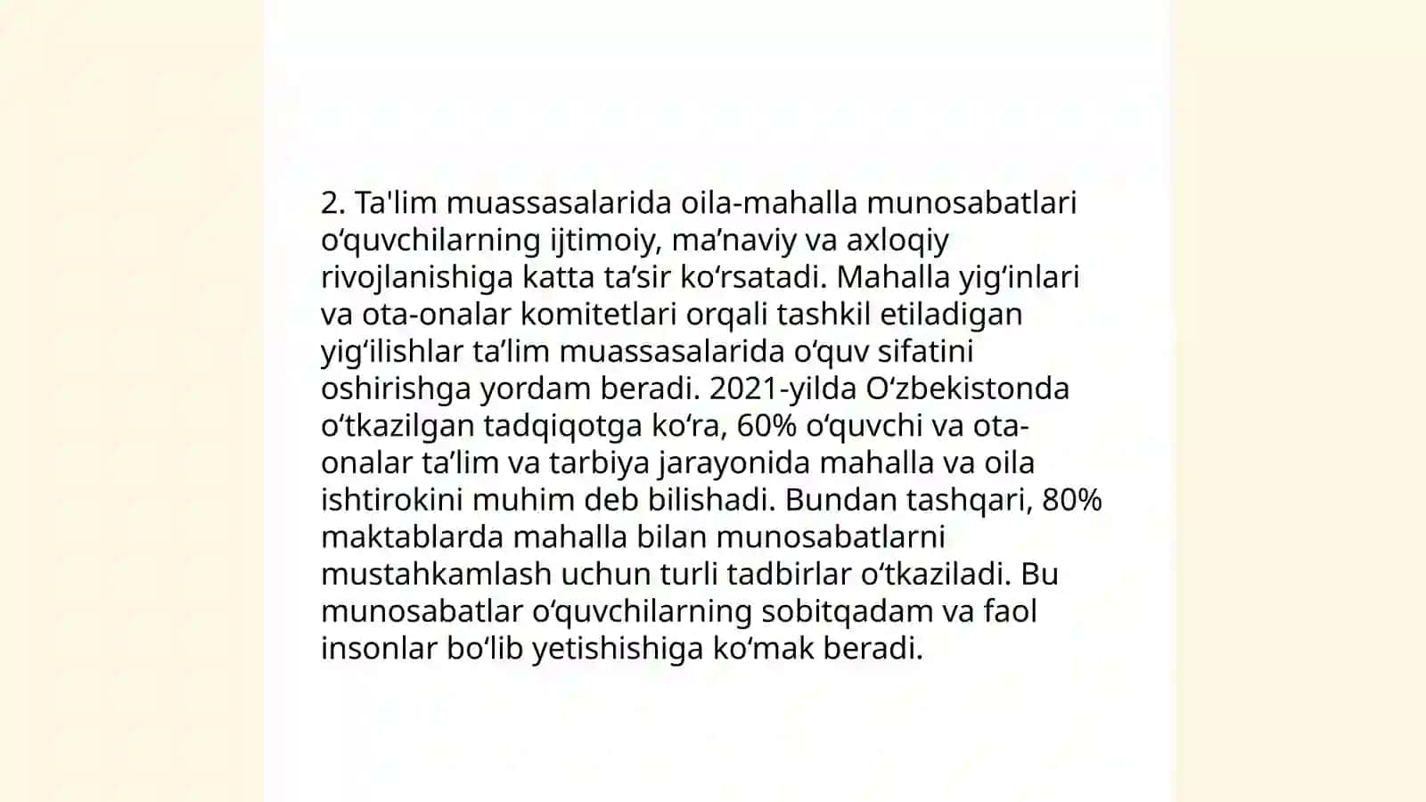 Tarbiya jarayonida oila mahalla hamda talim muassalarining ozaro hamkorligi 4