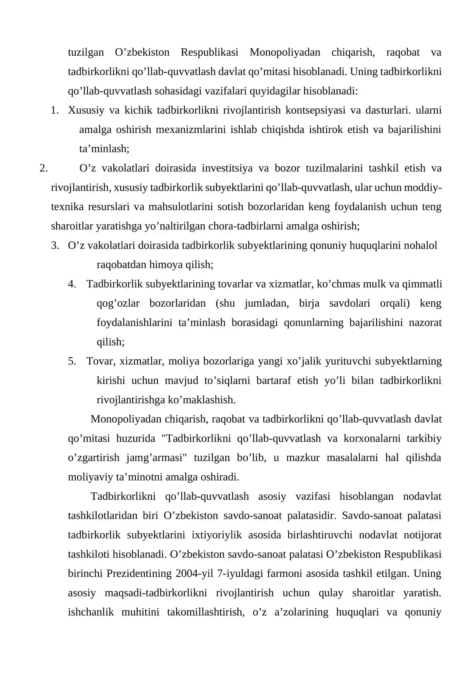 Tadbirkorlik infratuzilmasi 4