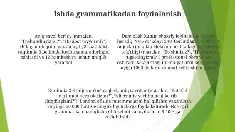 Dam olish kunim: Fe'l ta'tili 4