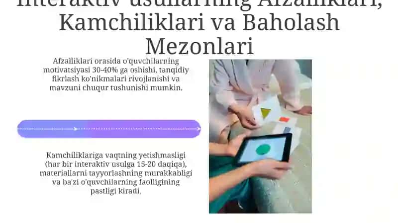 Taʼlim jarayonida interaktiv metodlardan foydalanish 4