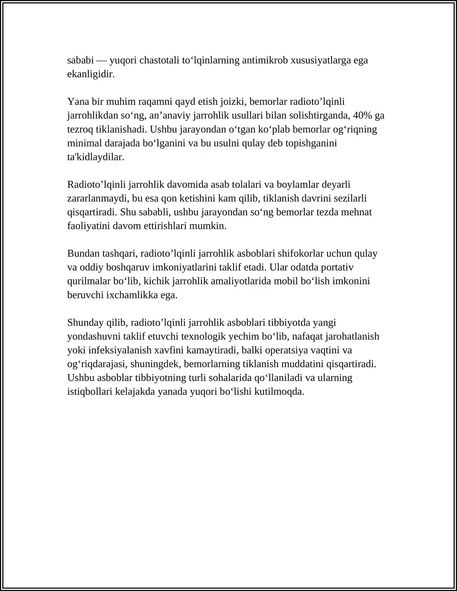 Radioto'lqinli Jarrohlik Asboblari 4