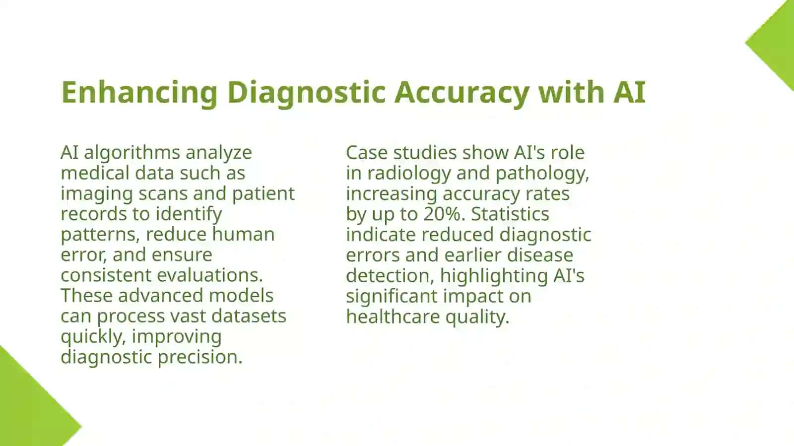 The role of articeal intelligence in Healthcare 4