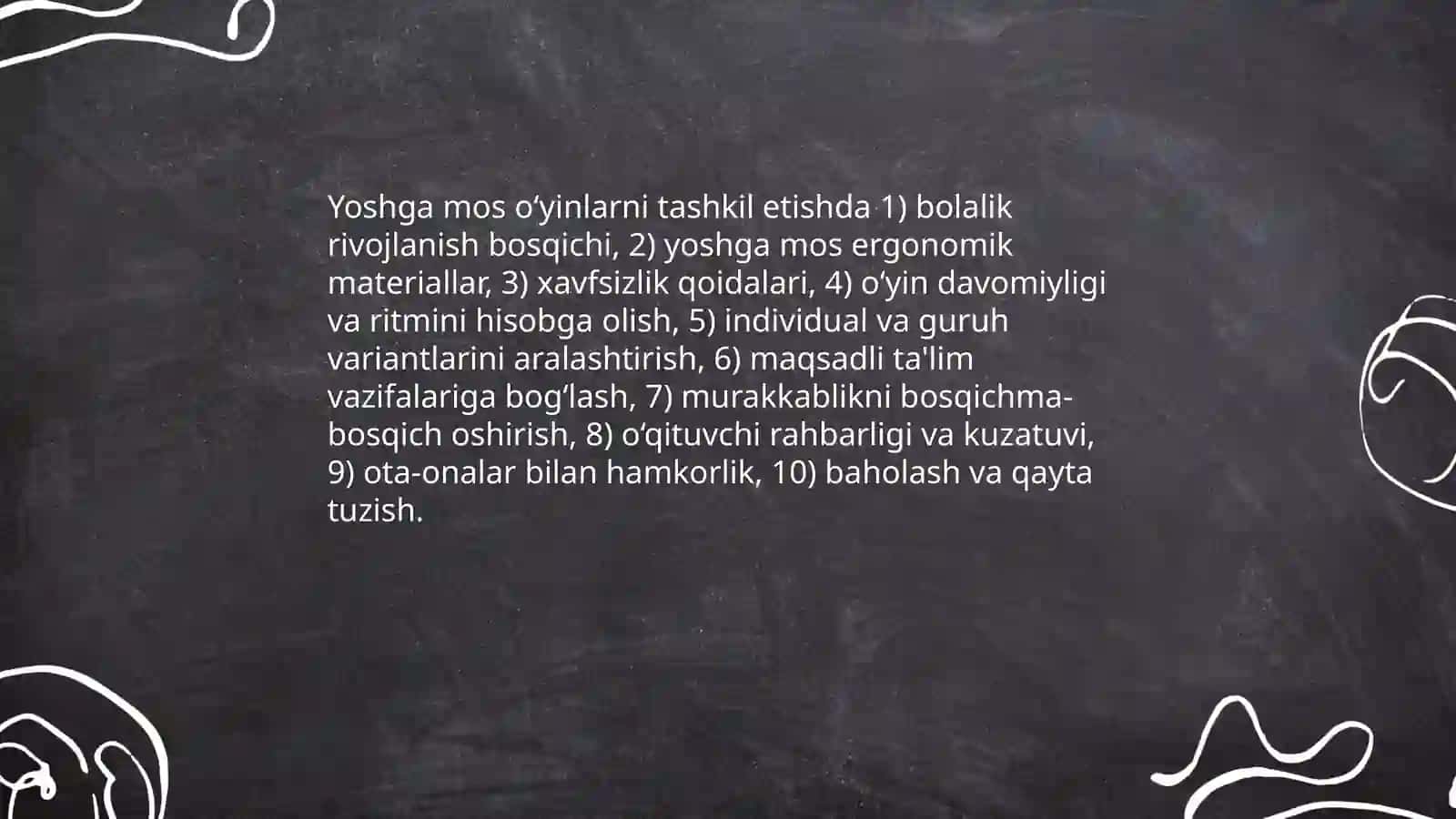 O‘yin faoliyatining pedagogik asoslari 4