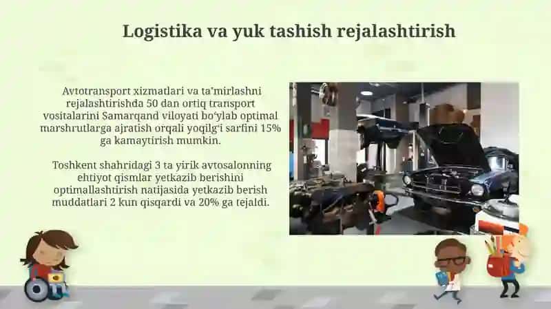 Avtomobillarga transport xizmat ko'rsatish va ta'mirlashni tashkil etish usullari 4
