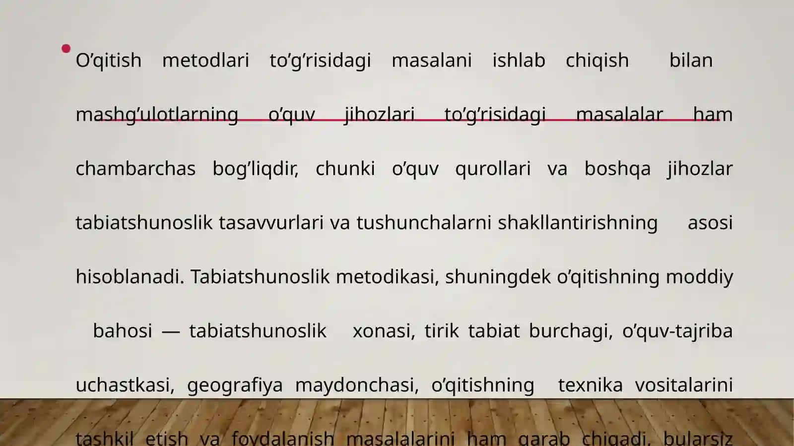 Tabiatshunoslik va tabiiy fanlarni o‘qitish metodikasi 4