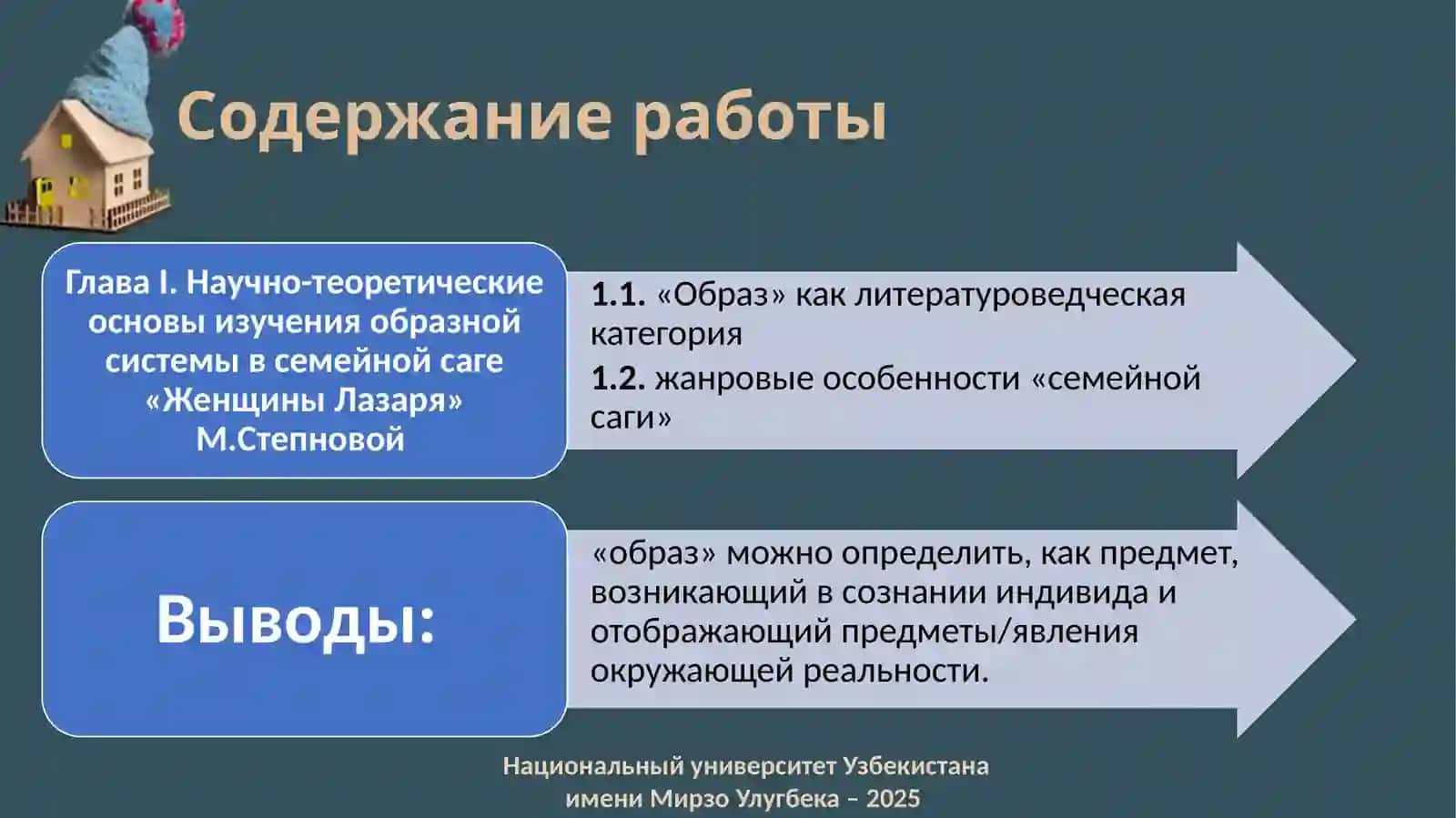 Образ дома в семейной саге М. Степновой «Женщины Лазаря» 4