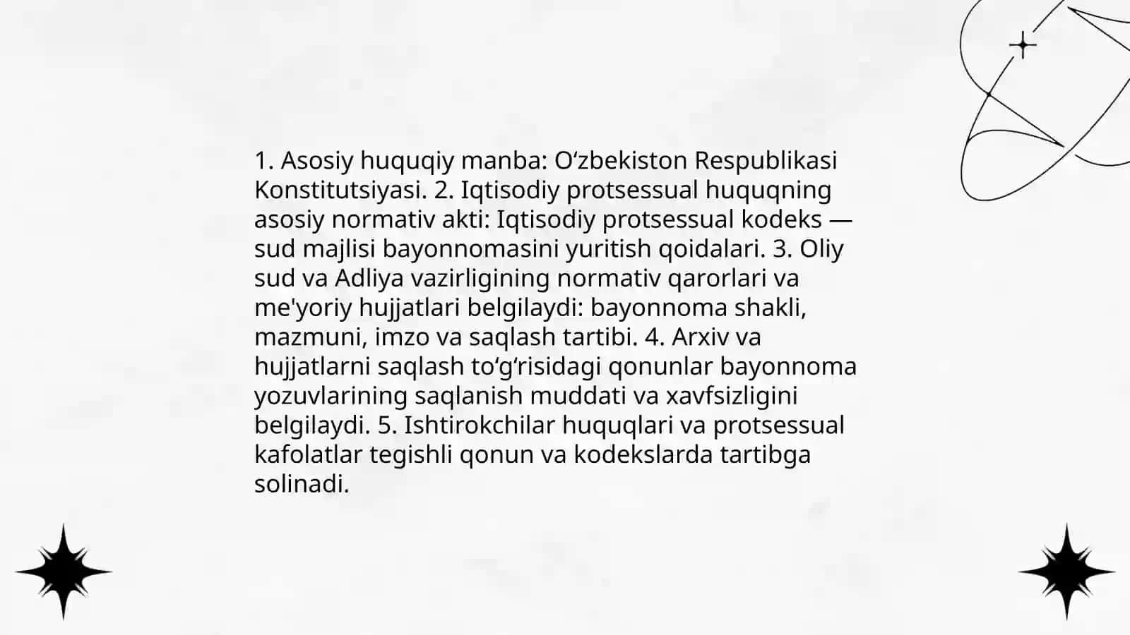Sud majlisi bayonnomasini yuritish 4