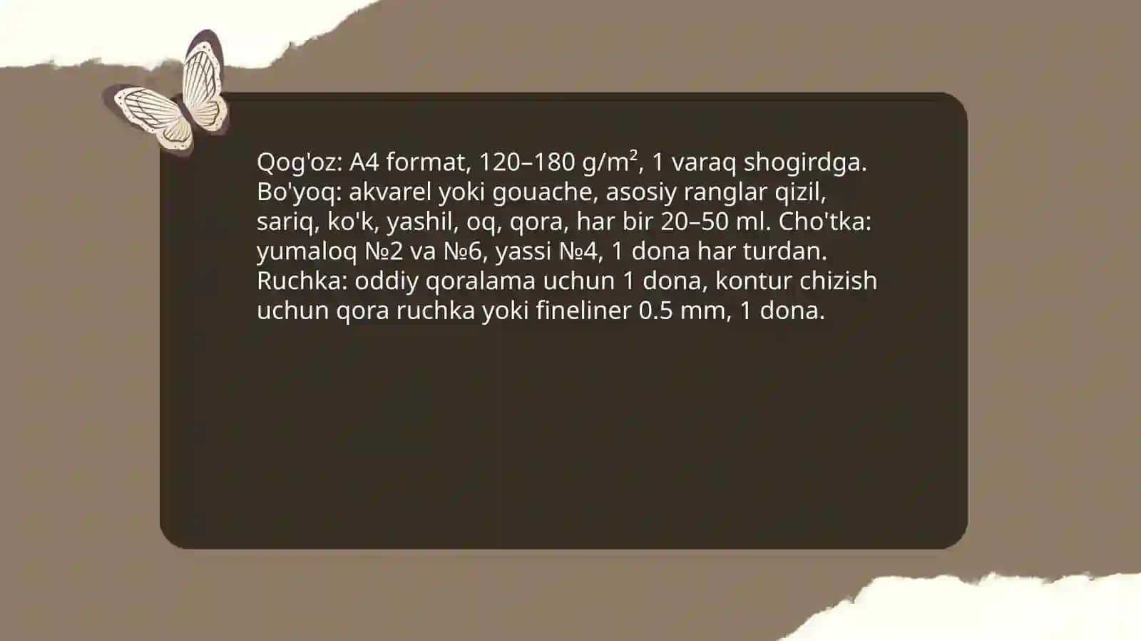 1 -sinf tasviriy sanʼat fani bo'yicha ochiq dars taqdimoti mavzu Nastarin guli 4