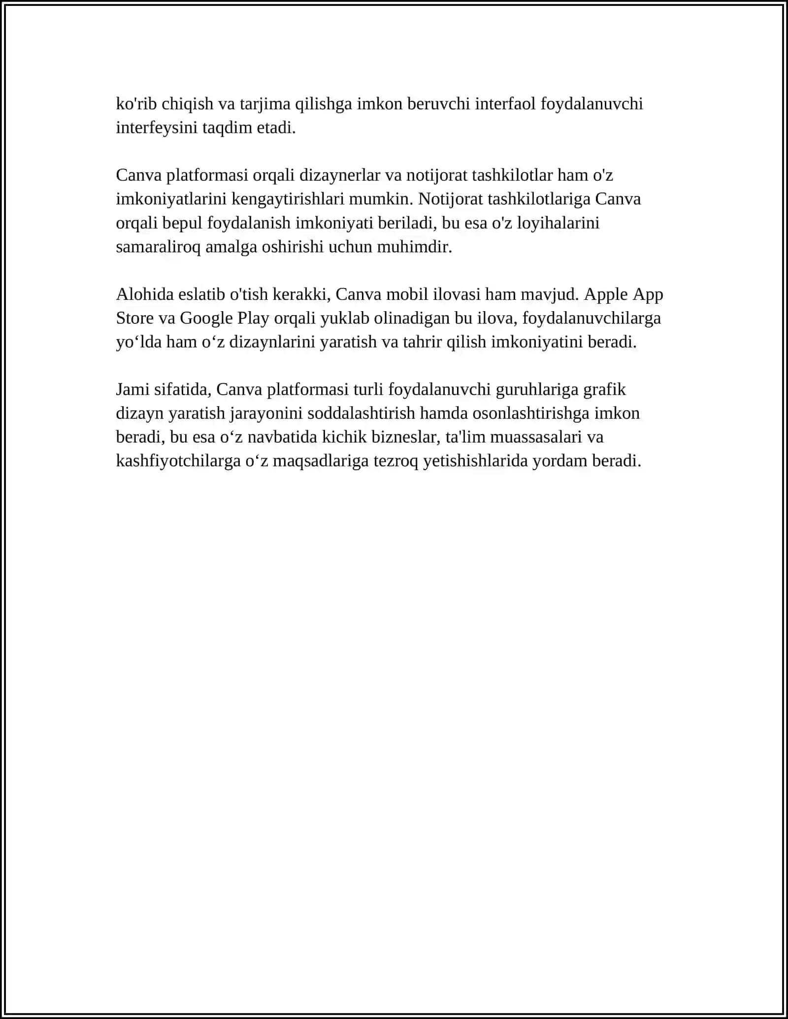 CANVA VA COMDA KANTENT YARATISH 4