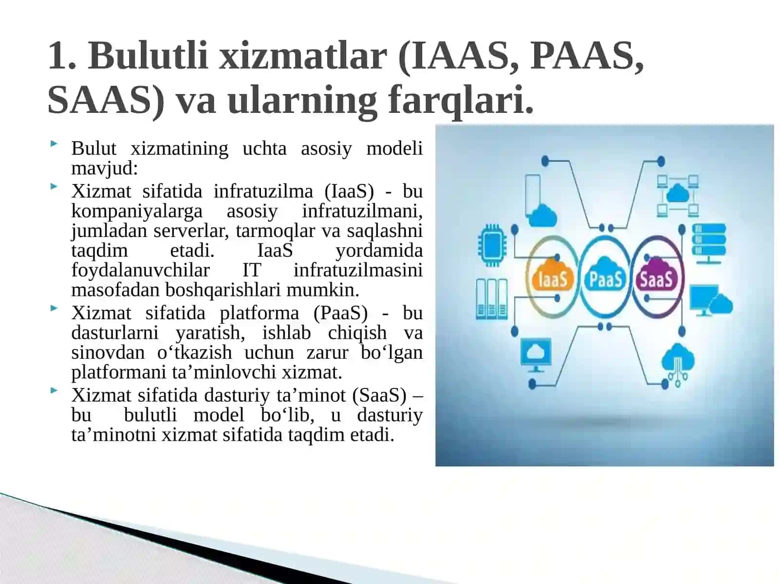 Bulutda tarmoq xizmatlari va xavfsizligini ta’minlash. 4