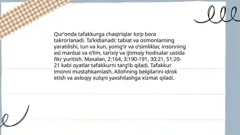 Tafakkur 4