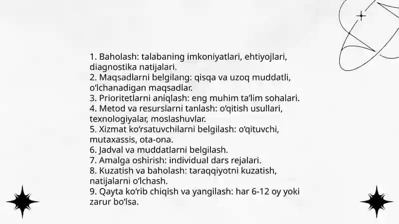 Talimning universal dizayni va individual talimiy reja 4