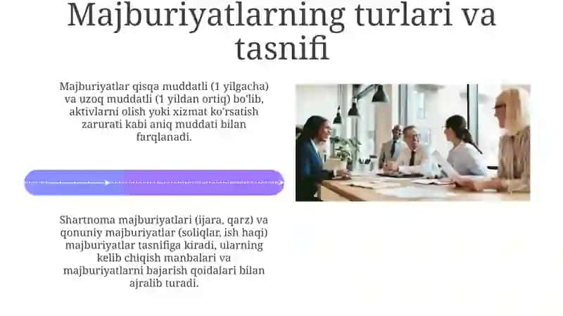 Korxonalarda majburiyatlarni boshqarish va ularni tahlil qilish 4