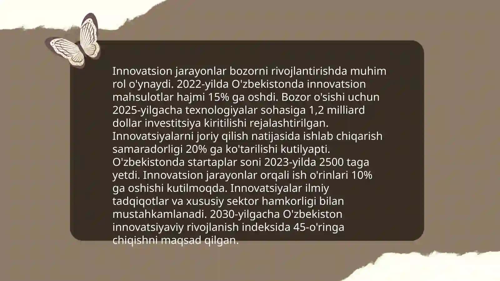 Innovatsion iqtisodiyot faniga kirish 4