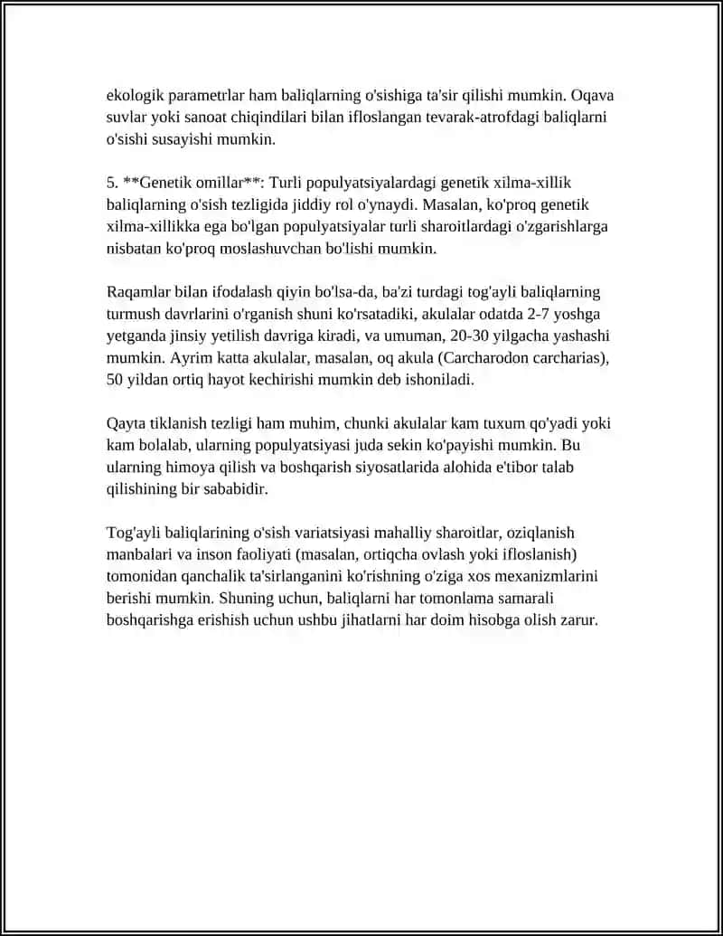 TOG'AYLI BALIQLARNING INDIVIDUAL RIVOJLANISH XUSUSIYATLARI 4