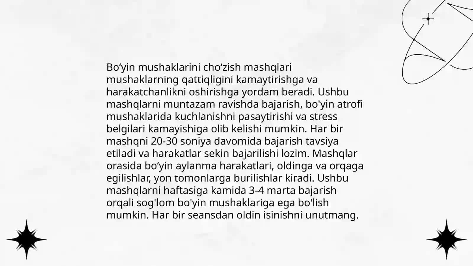 Umumiy isitish mashqlari 4