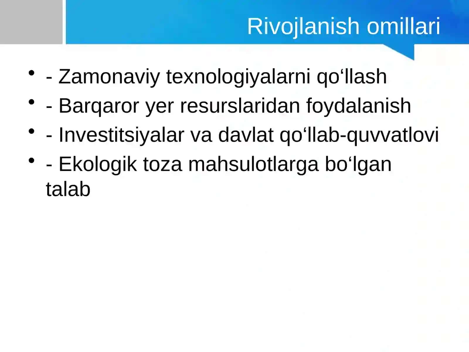 Agrosanoat va uning rivojlanishi 4