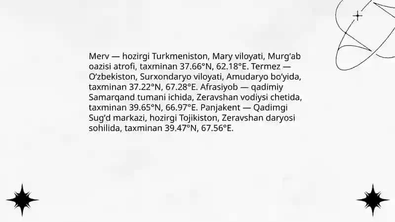 O'rta Osiyoning Antik davrdagi tarixiy geografiyasi 4