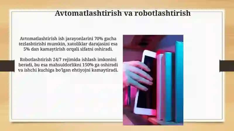 Kutubxona texnologik jarayonlarini optimallashtirish va mehnatni soddalashtirish usullari 4