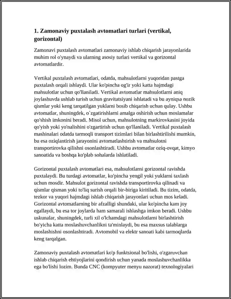 ZAMONAVIY PUXTALASH AVTOMATLARI 4