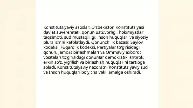 O'zbekistonda demokirativli fuqarolik asoslanishi va shakilqnishi 4