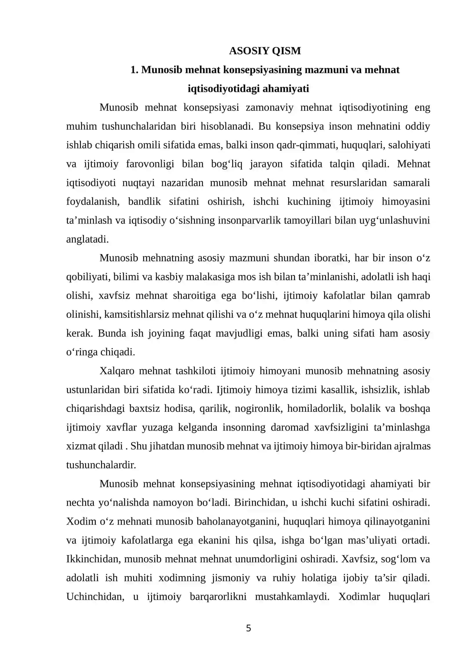 MUNOSIB MEHNAT KONSEPSIYASI ASOSIDA HODIMLARNI IJTOMIY HIMOYA QILISH 4