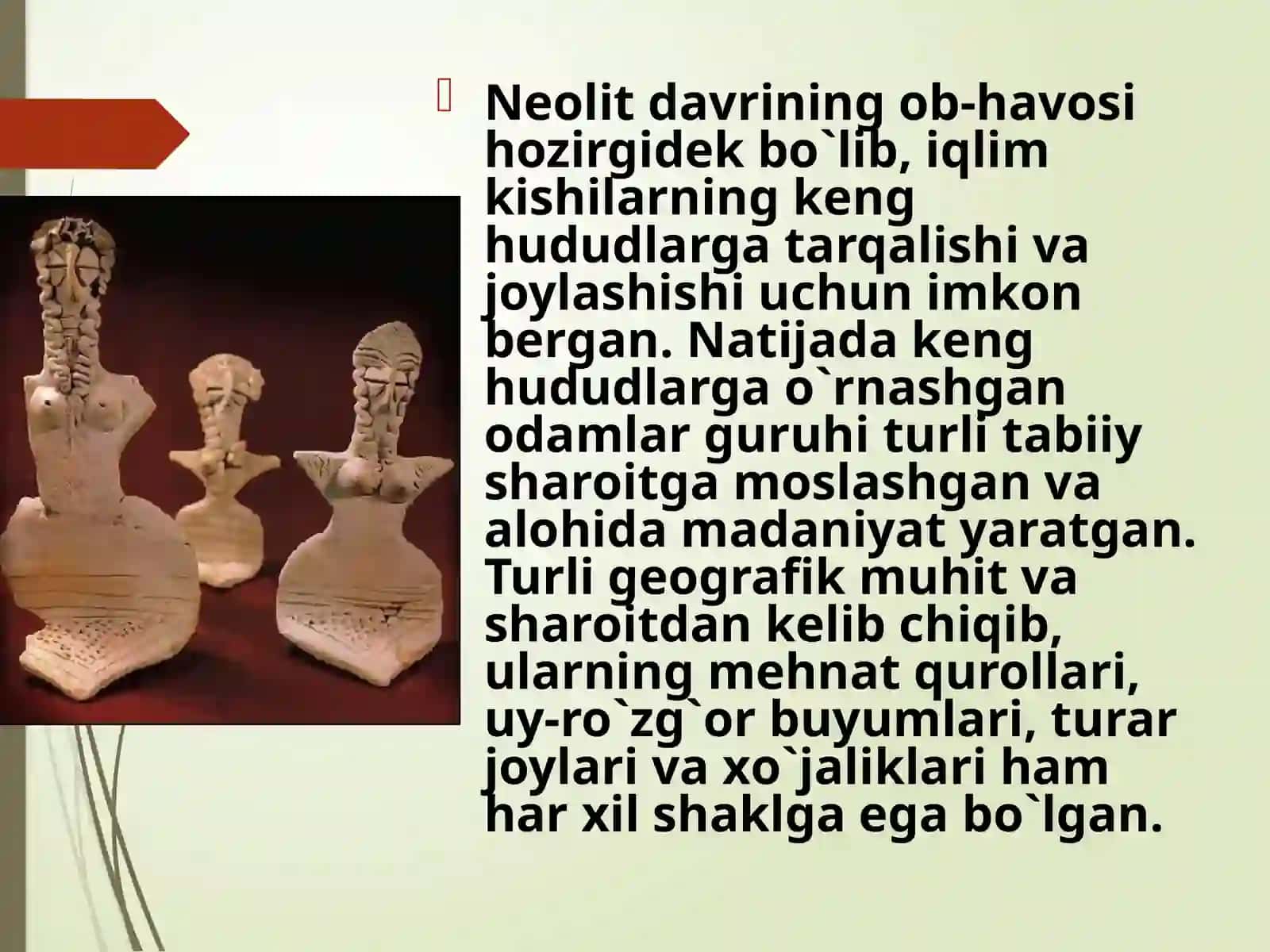 Neolit davri xususiyatlari va xronologiyasi 4