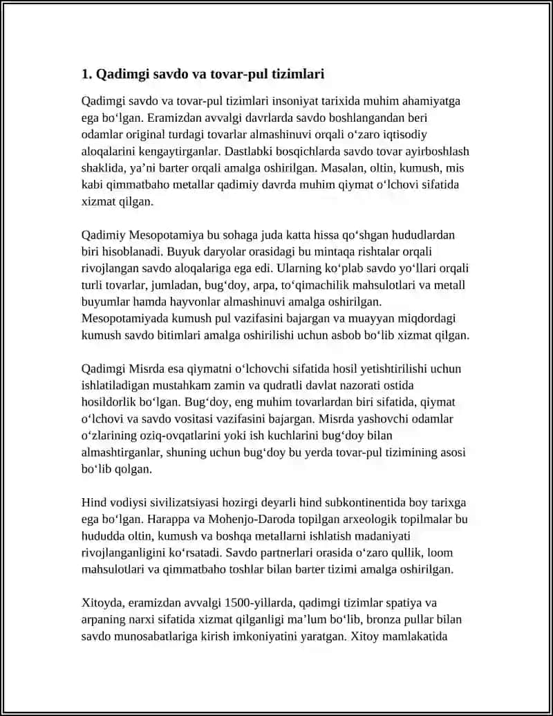 JAHON VALYUTA TIZIMINING TARIXIY RIVOJLANISHI 4
