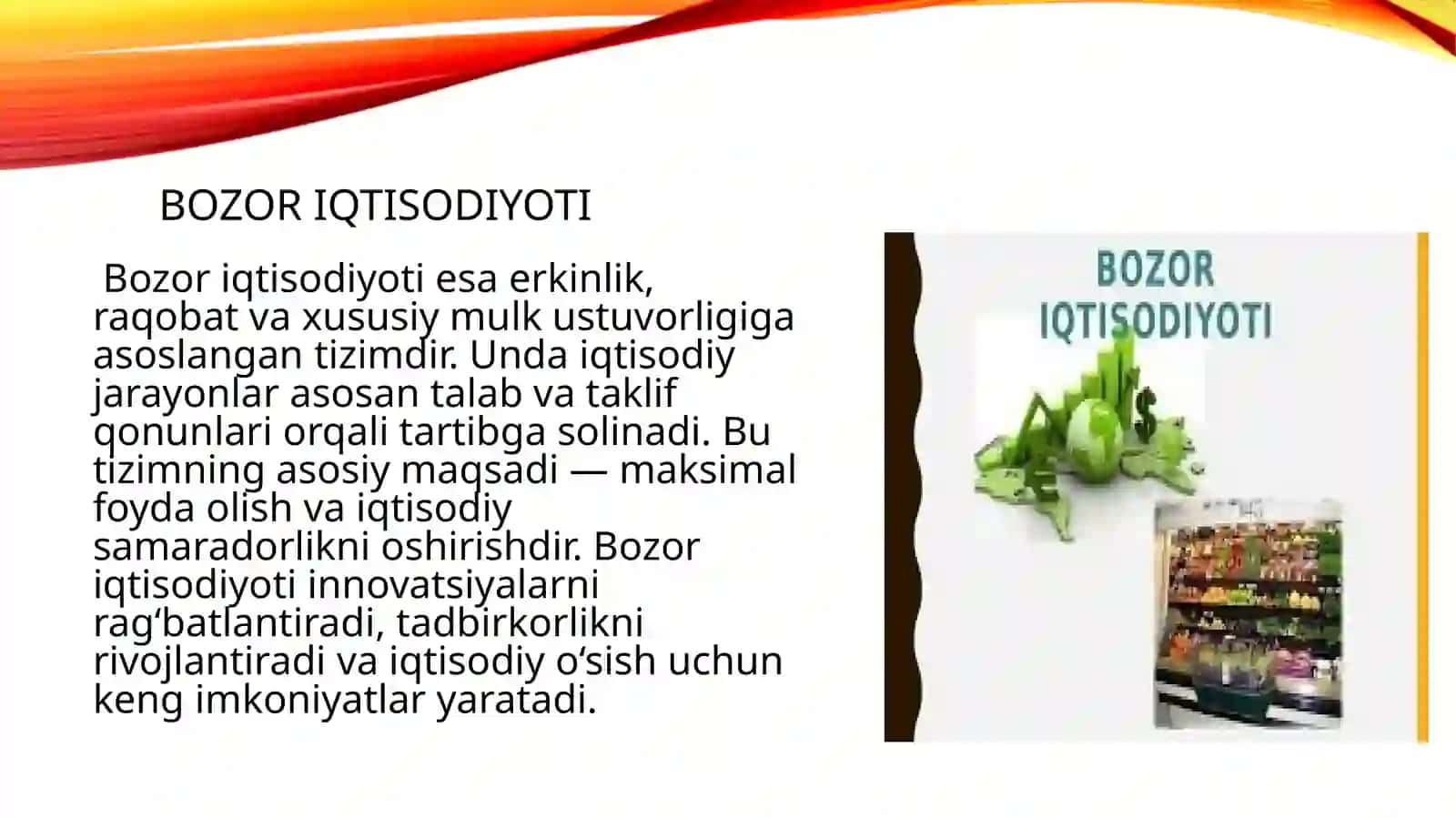 Islom iqtisodiyoti va bozor iqtisodiyotining o‘xshash va farqli jihatlari 4