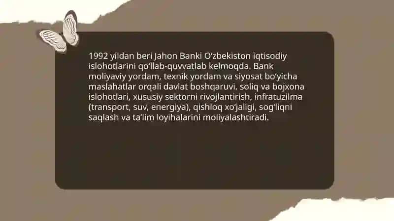 Oʻzbekistonning xalqaro tashkilotlar bilan hamkorligi 4