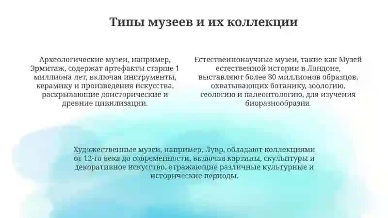 История и типы музеев 4