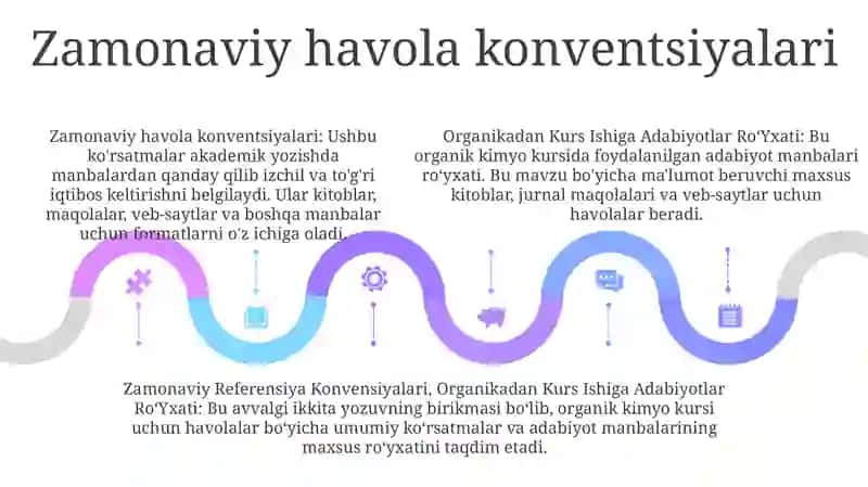 Organikadan Kurs Ishiga Adabiyotlar RoʻYxati 4