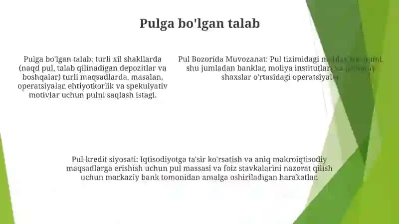 Pul Bozorida Muvozanat 4
