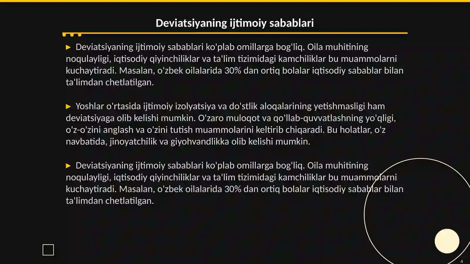 Deviatsiya ijtimoiy pedagogik muammo sifatida 4