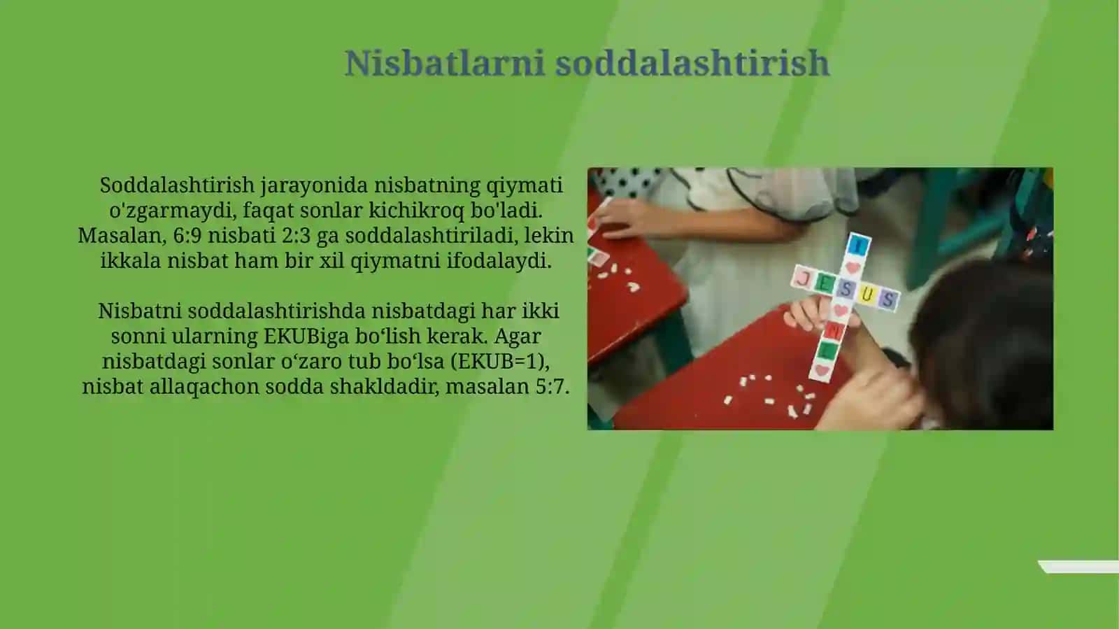 Kasr va Nisbatlarni Boshlangʻich Sinflarda Oʻqitishning Asosiy Usullari 4