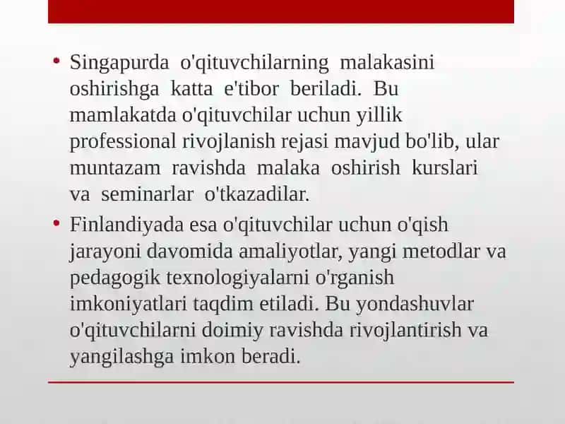GLOBAL TA'LIM SIFATINI BOSHQARISH TIZIMLARI 4