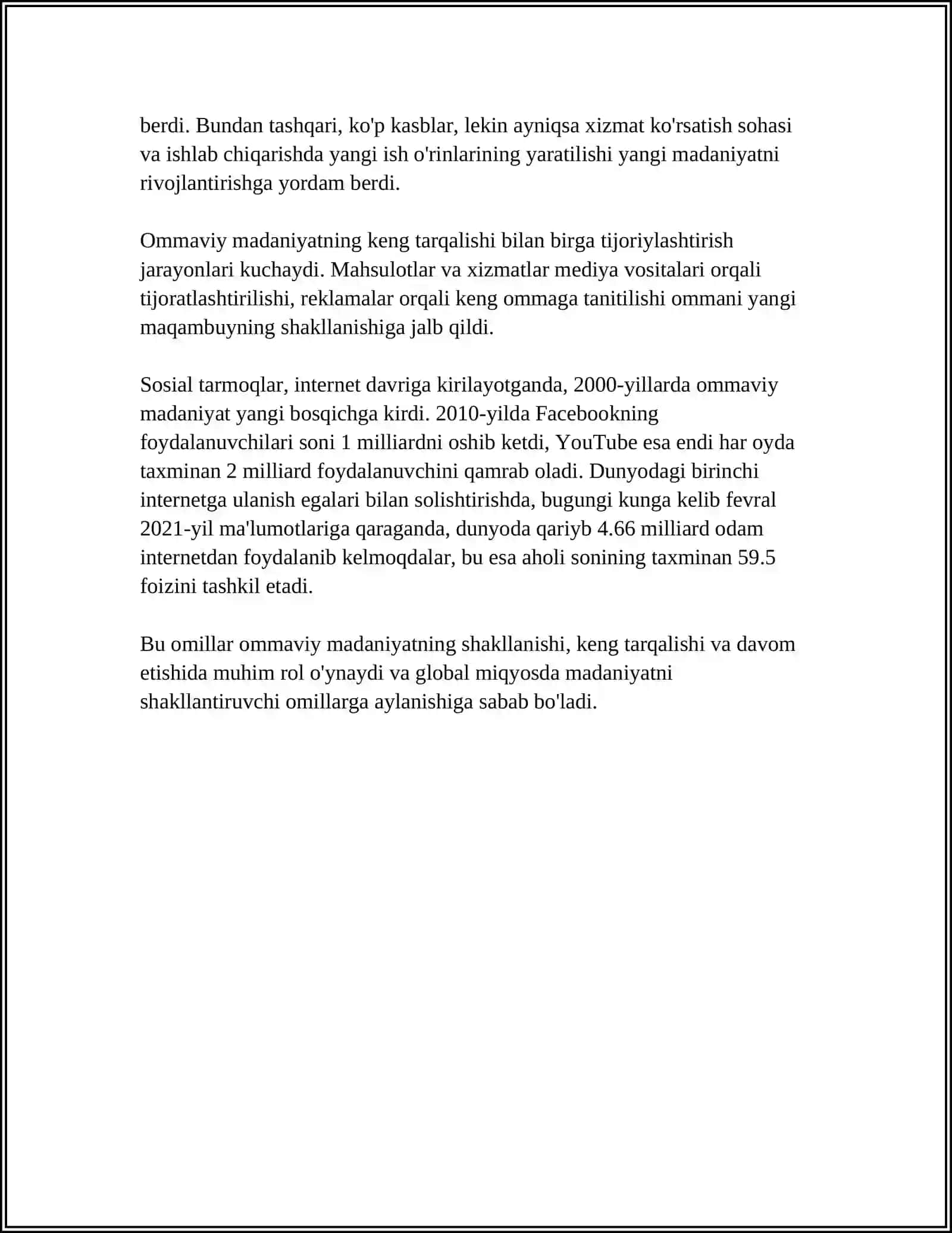 OMMAVIY MADANIYATNING SHAKLLANISH TARIXI VA UNING TURLARI 4