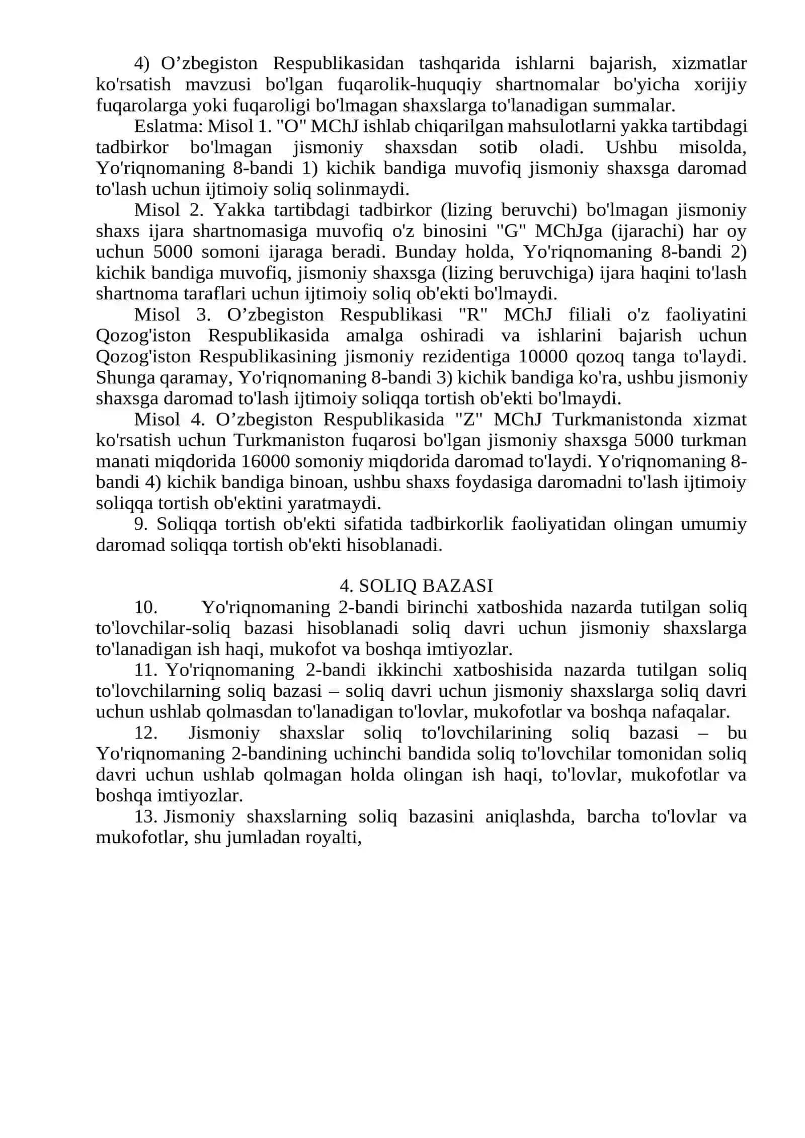 Ijtimoiy soliqlarni hisoblash va to'lash 4
