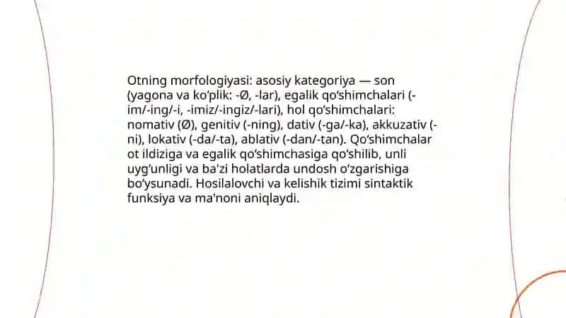 Tilning grammatik qurilishi 4