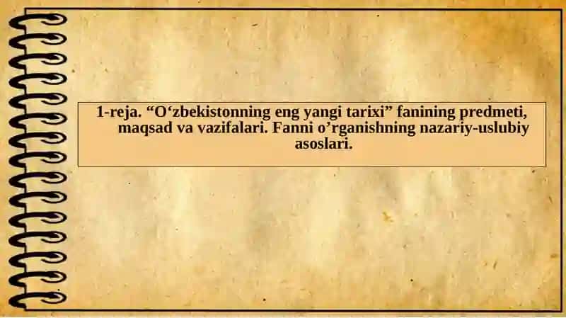 O‘zbekistonning eng yangi tarixi 4