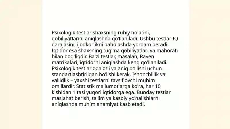 Iqtidor va qobiliyatni baholash usullari 4