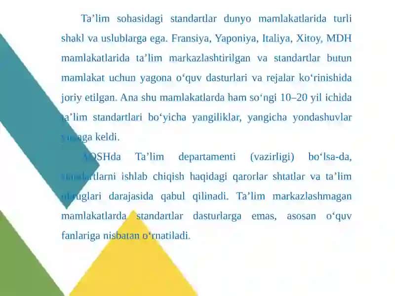 Xalqaro yondashuvlar asosida maktab taʼlimi samaradorligini oshirish 4