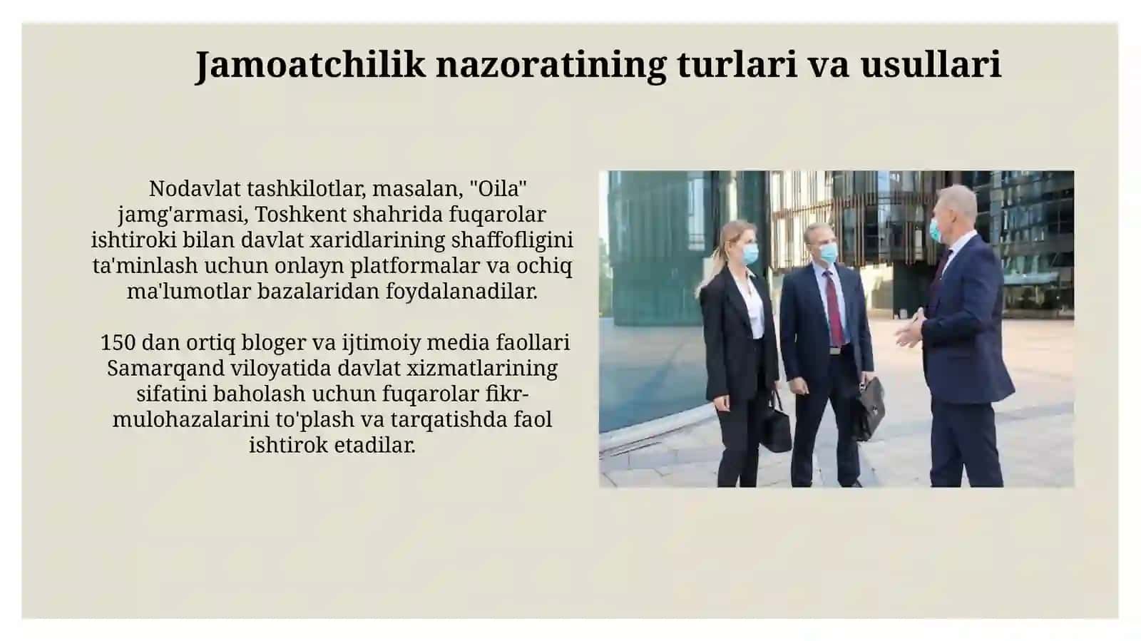 Davlat organlari ustidan jamoatchilik nazoratini oʻrnatish 4