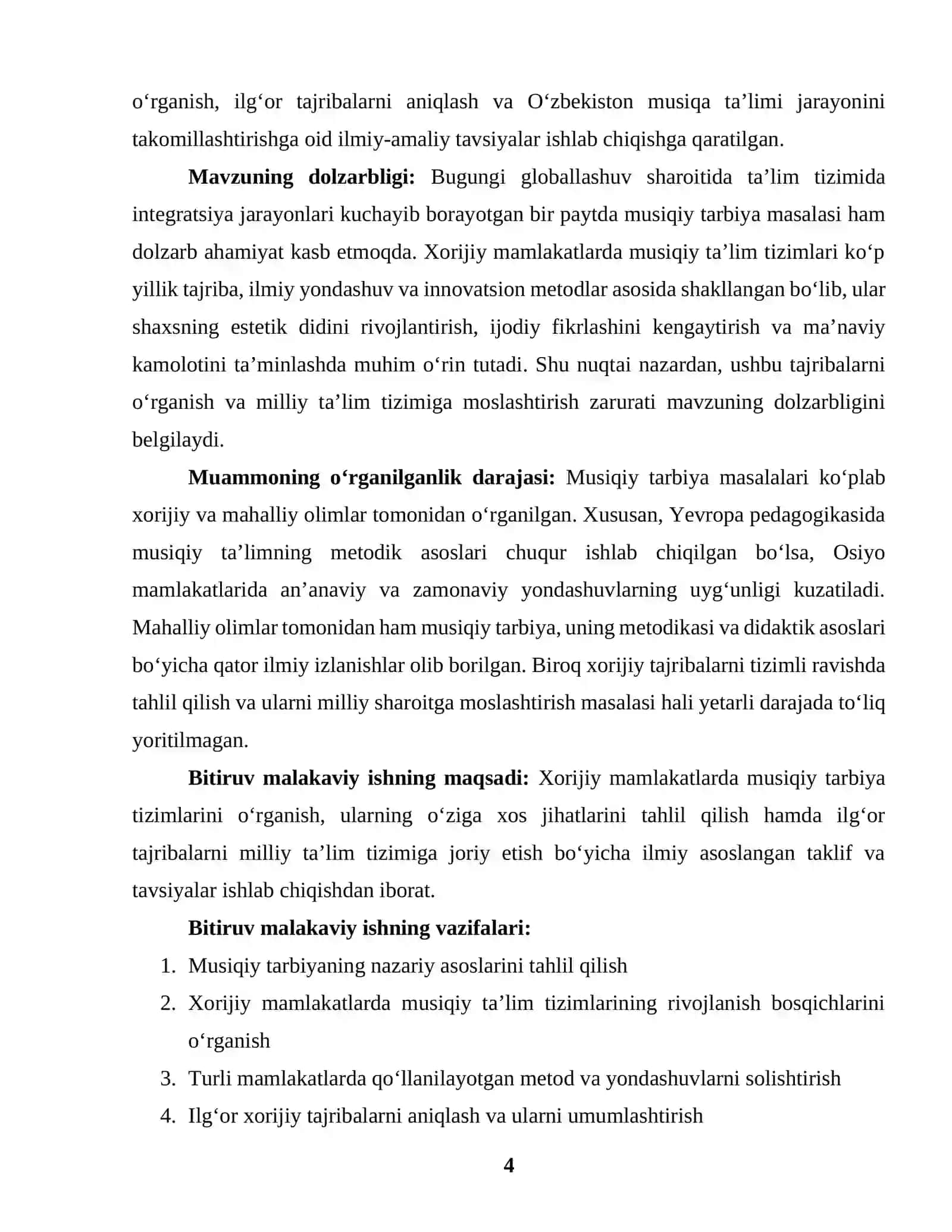 Musiqa Ta'limi Yoʻnalishi 4
