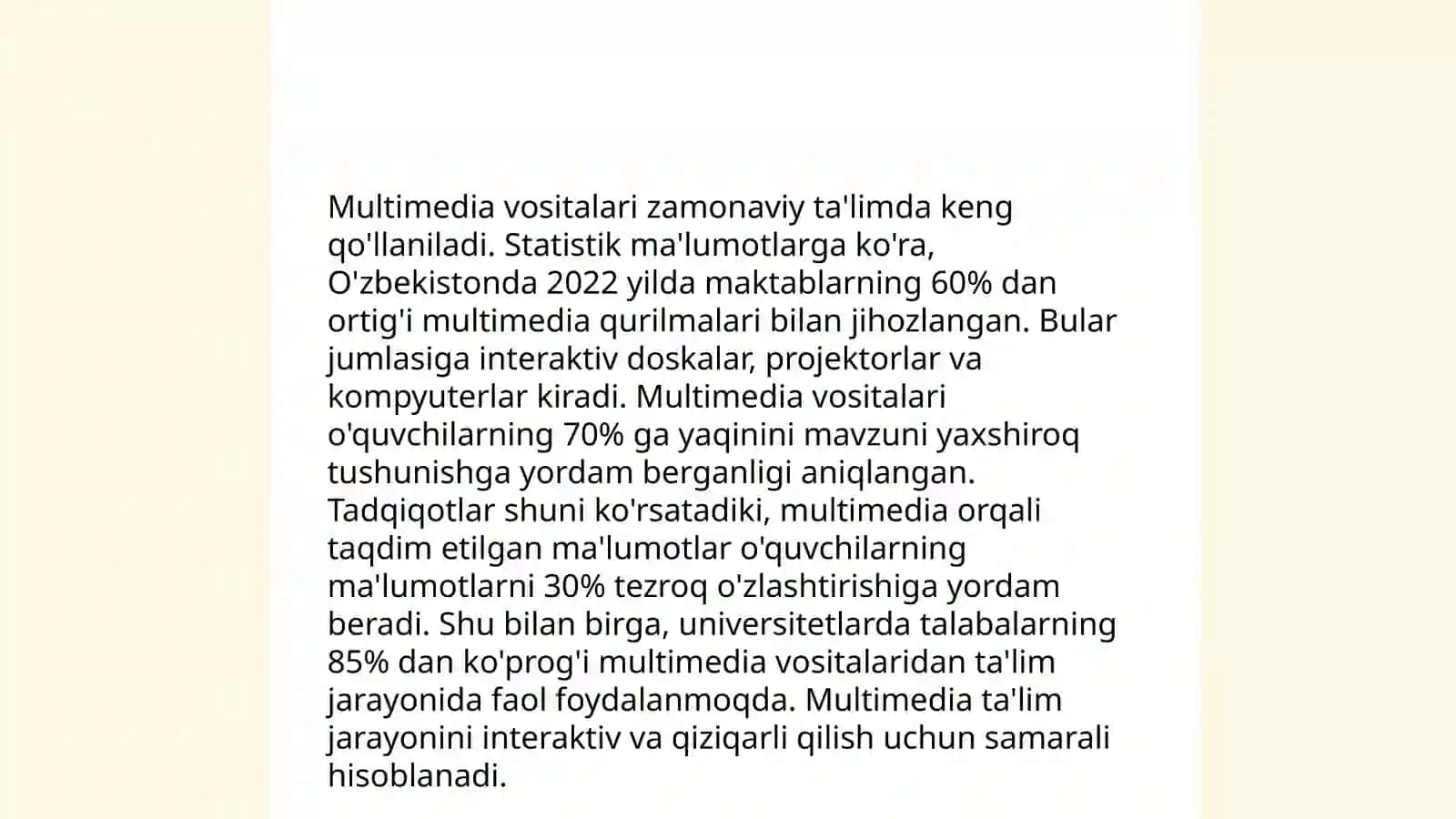 Ilg‘or pedagogik texnologiyalarning turlari va mazmuni (ona tili darslari misolida) 4
