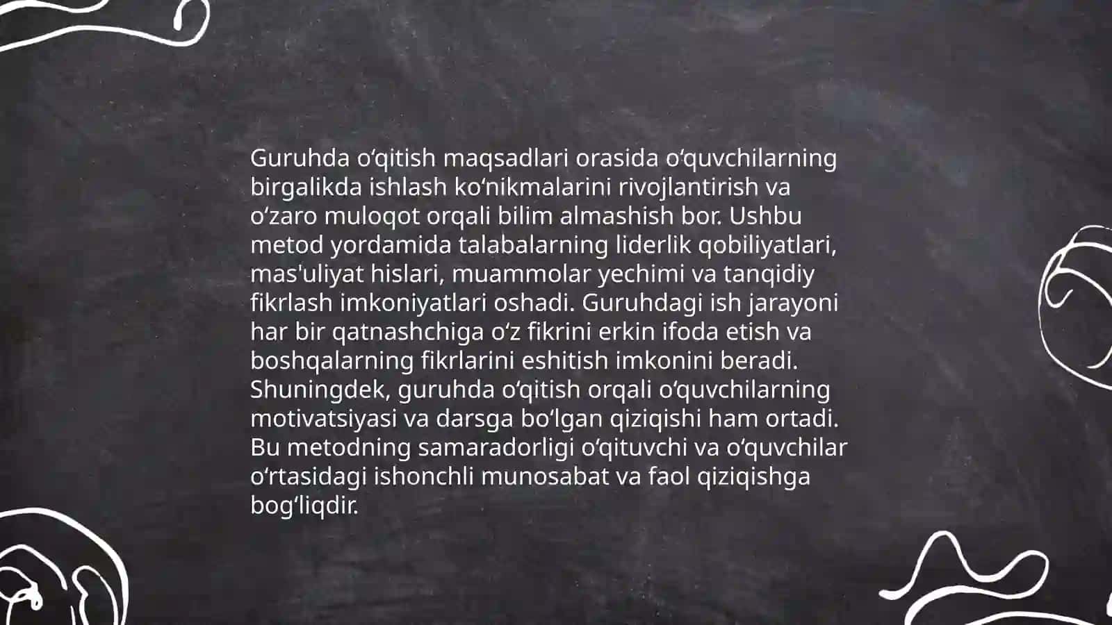 Chet tilini individual va guruhda o'qitish farqlari 4