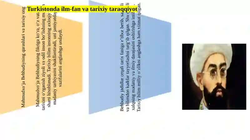 TURKISTONDA ILM FAN VA MADANIYAT SLAYD Turkistonda ilm-fan va madaniyat SLAYD 4